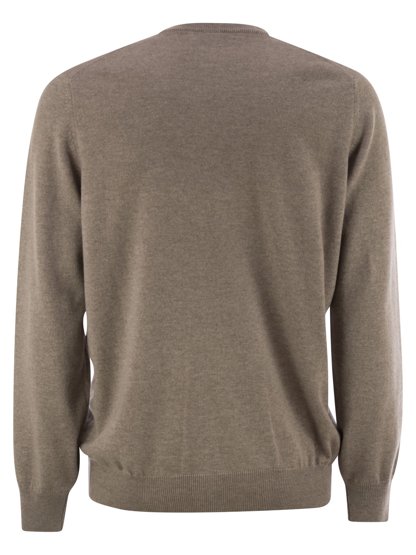 Brunello Cucinelli Men Pure Cashmere Crew-Neck Sweater