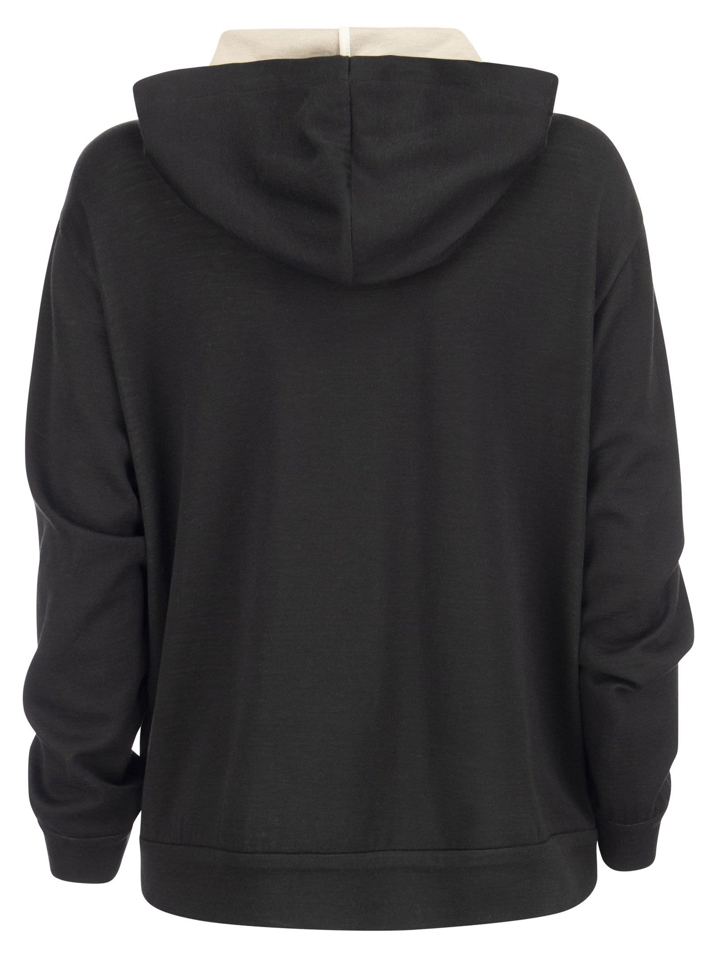 Brunello Cucinelli Women Cotton-Silk Sweatshirt Topwear With Jewellery