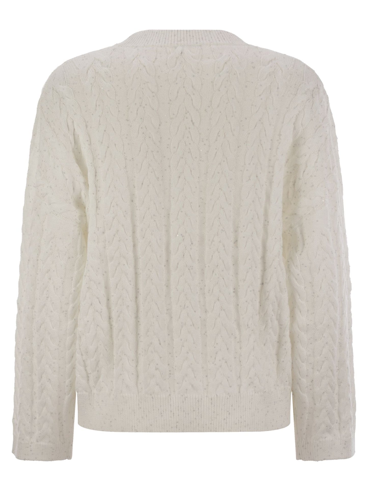 Brunello Cucinelli Women Dazzling Double Cable Cotton Jersey