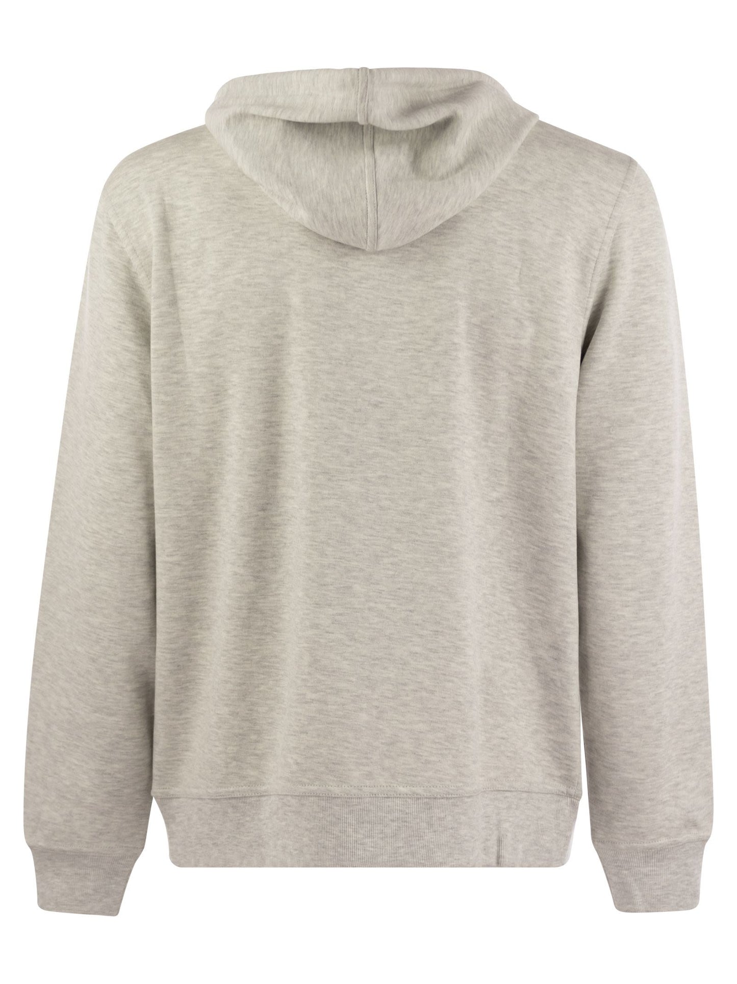 Brunello Cucinelli Men Cotton, Cashmere And Silk Fleece Zipped Topwear