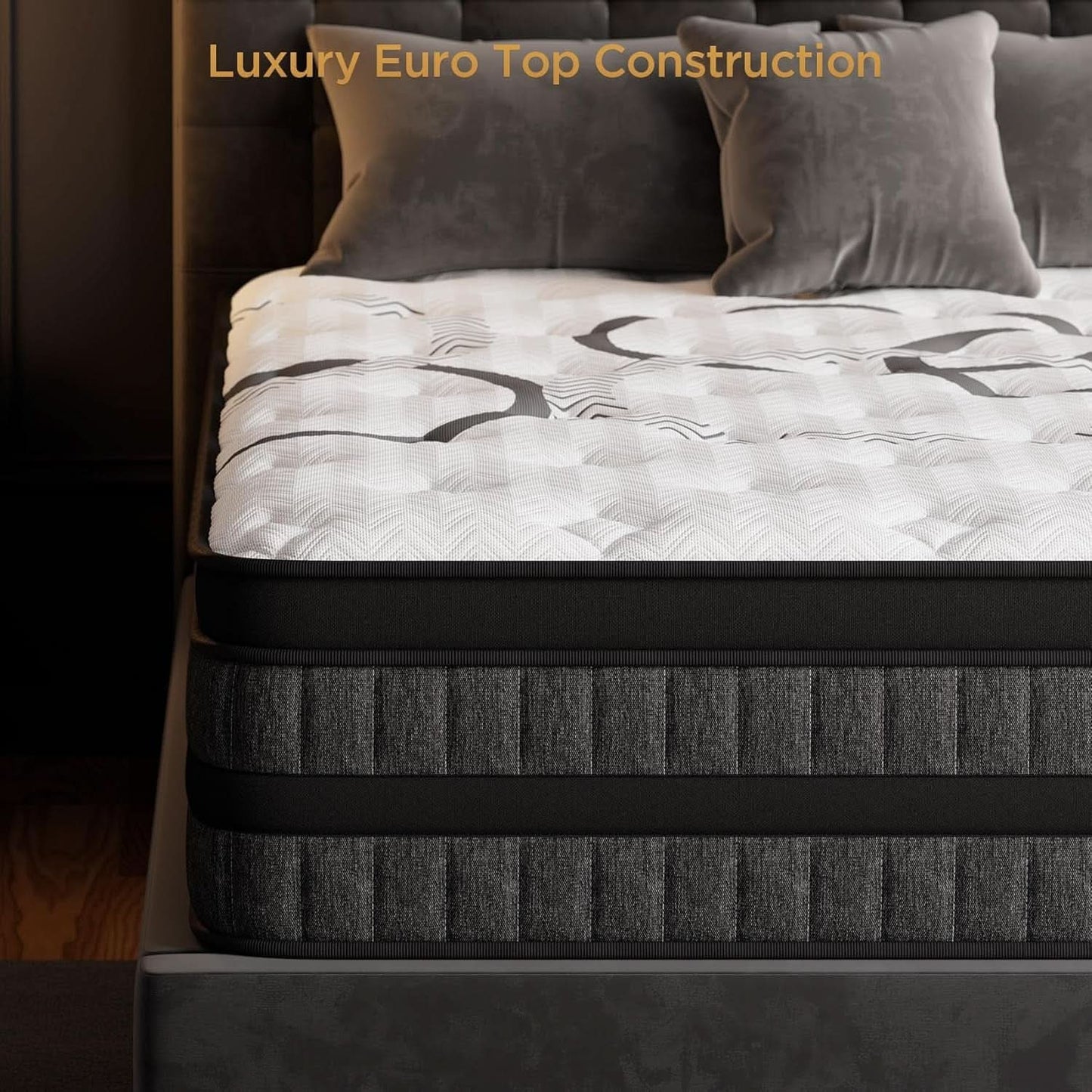 Queen 14Inch Hybrid Memory Foam Mattress UltraComfort