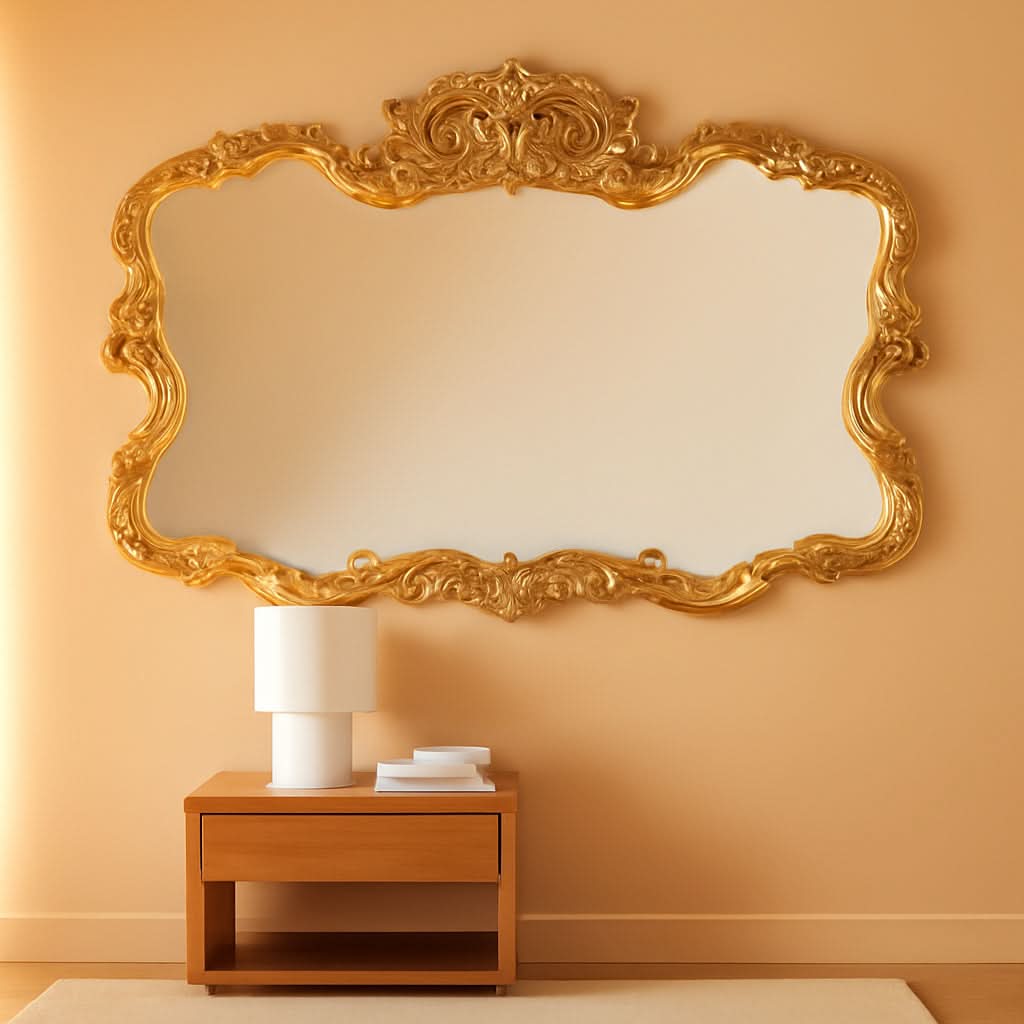 Antiqued Talida 27 X 38 Inch Gold Leaf Wall Mirror