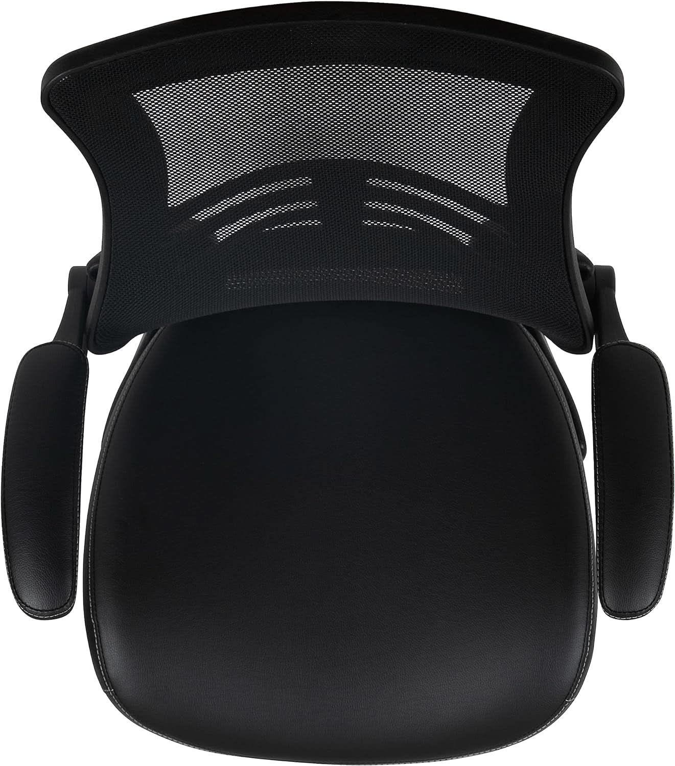 Kelista Mid Back Swivel Ergonomic Office Chair Black