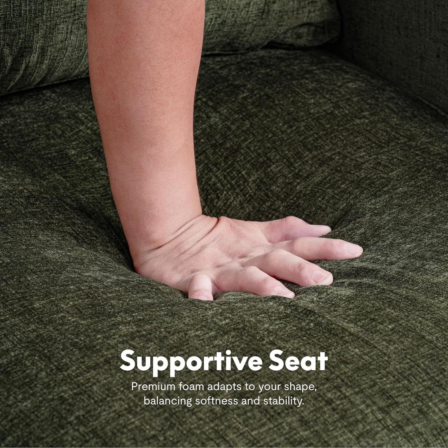 Compact Chenille Accent Chairs With Removable Covers