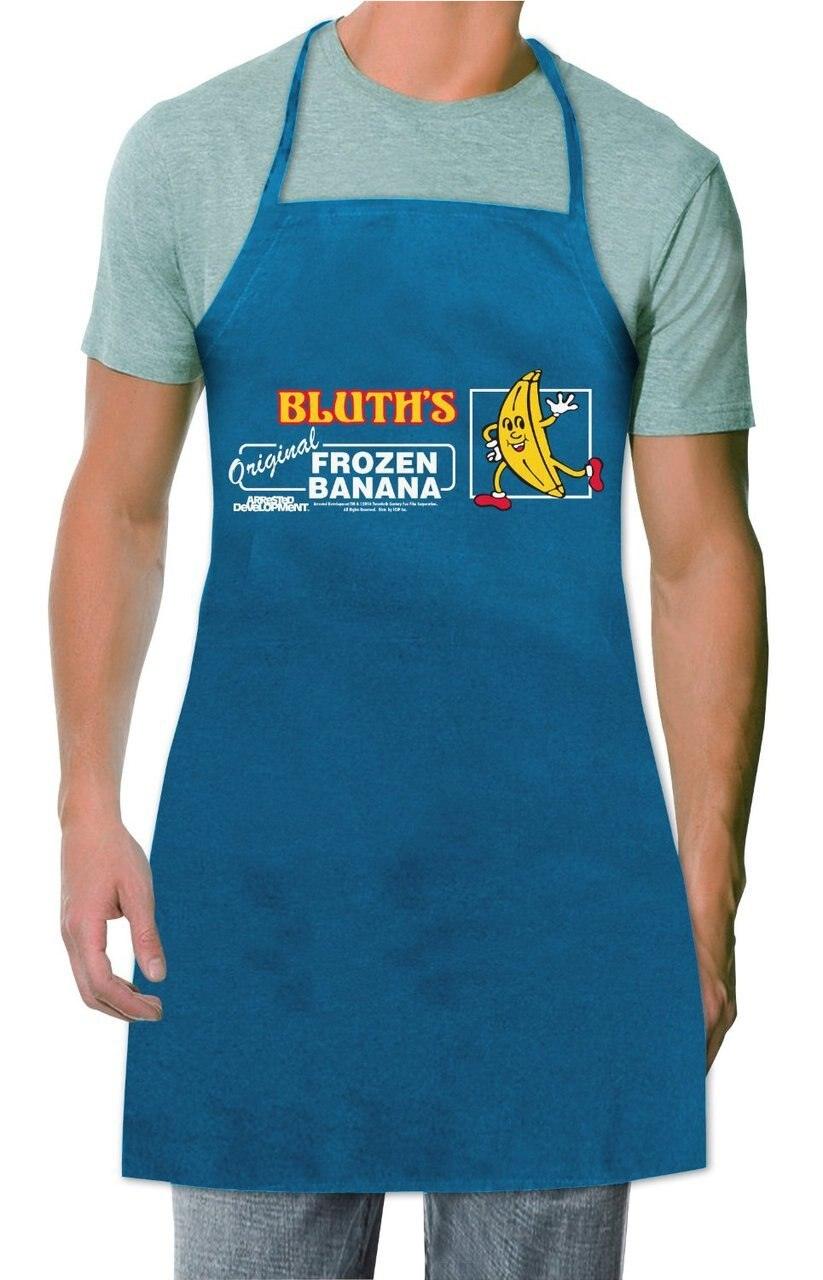 Bluth's Frozen Banana Stand Halloween Cosplay Costume Logo Blue Apron