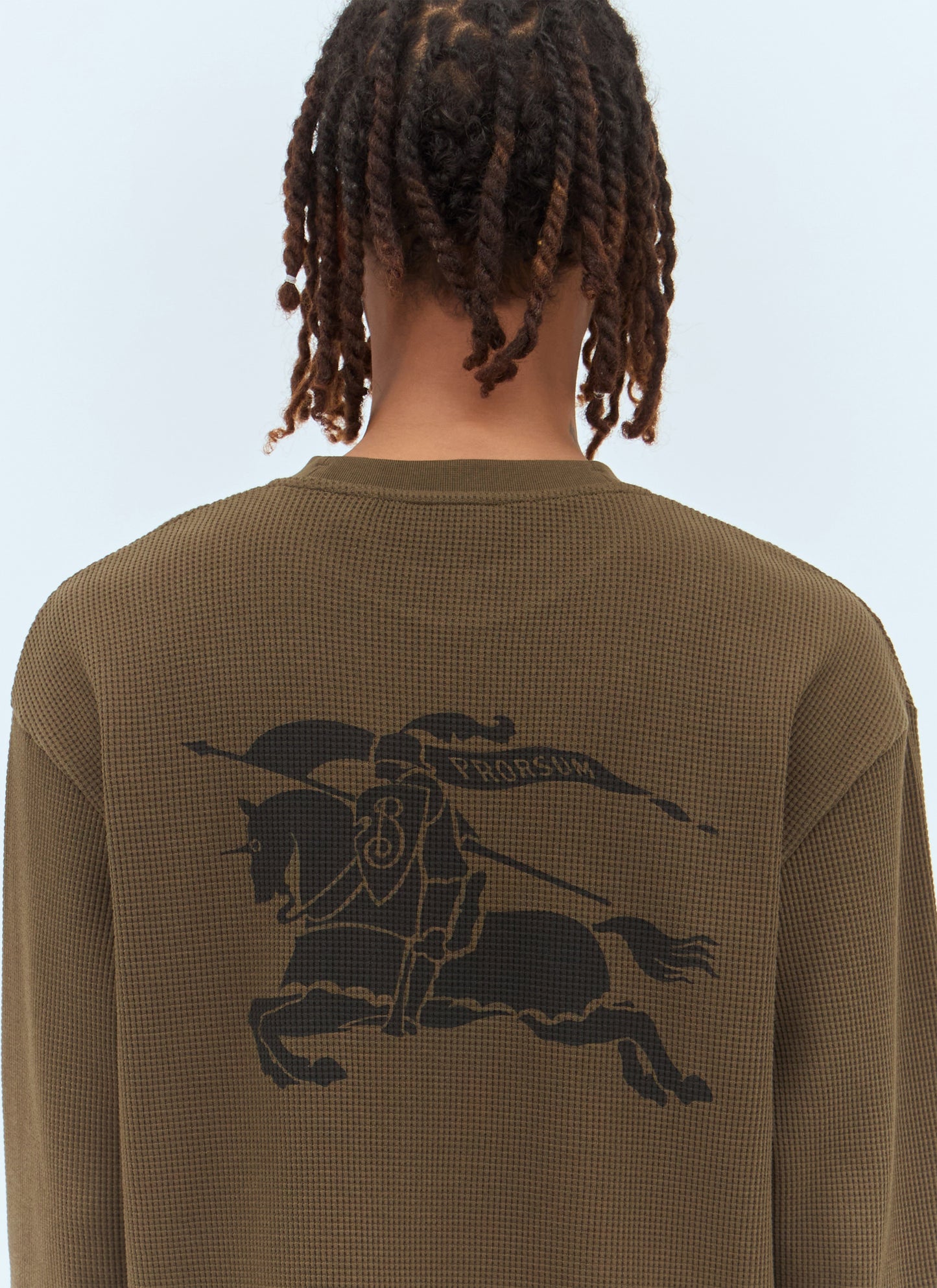 Burberry Men Ekd Waffle Knit Top