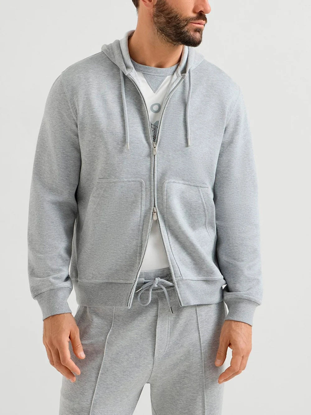 Brunello Cucinelli Men Double Cloth Sweatshirt