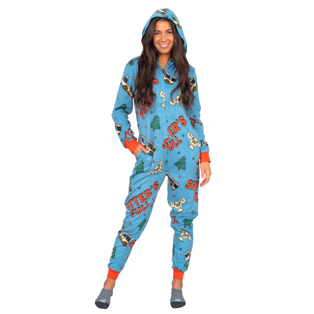 Christmas Vacation Bathroom's Full Pajama Jumpsuit