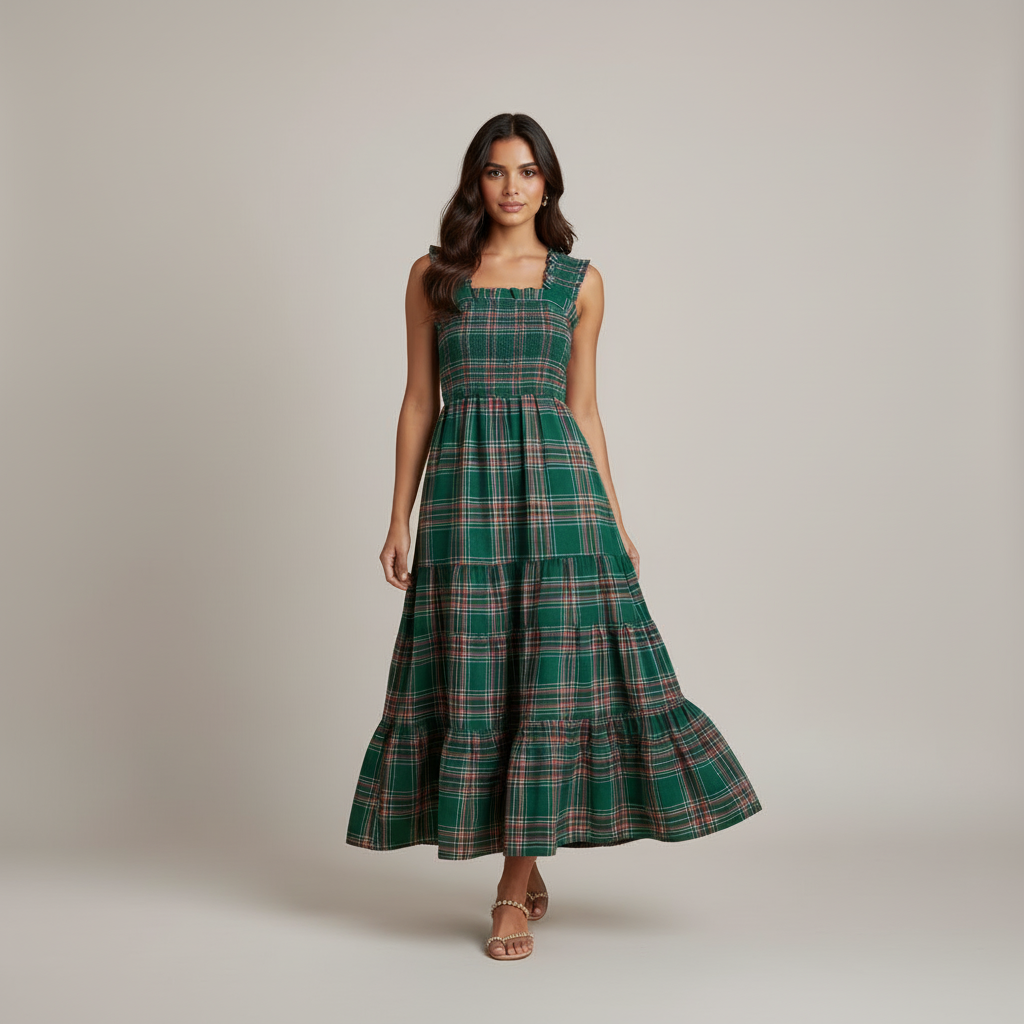 Aerielle Christmas Maxi Dress for Women