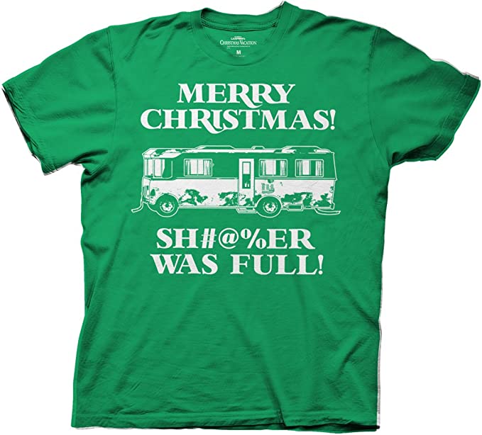 Merry Christmas Adult Unisex Bathroom Was Full Griswolds Adult T-shirt