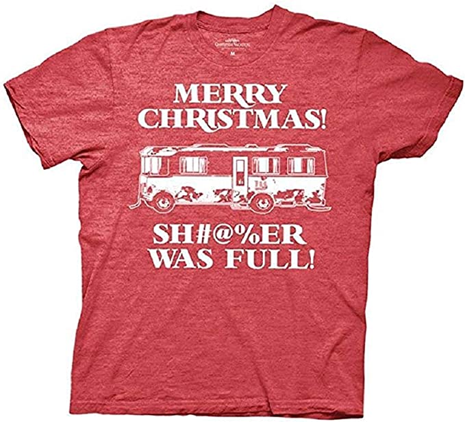 Merry Christmas Adult Unisex Bathroom Was Full Griswolds Adult T-shirt