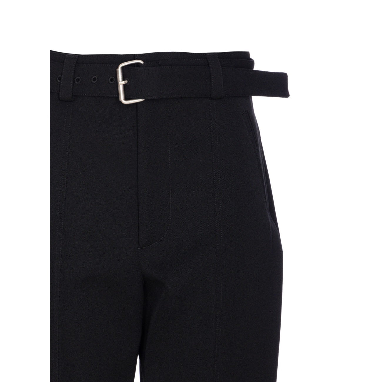Bottega Veneta Women Cotton Twill Pants