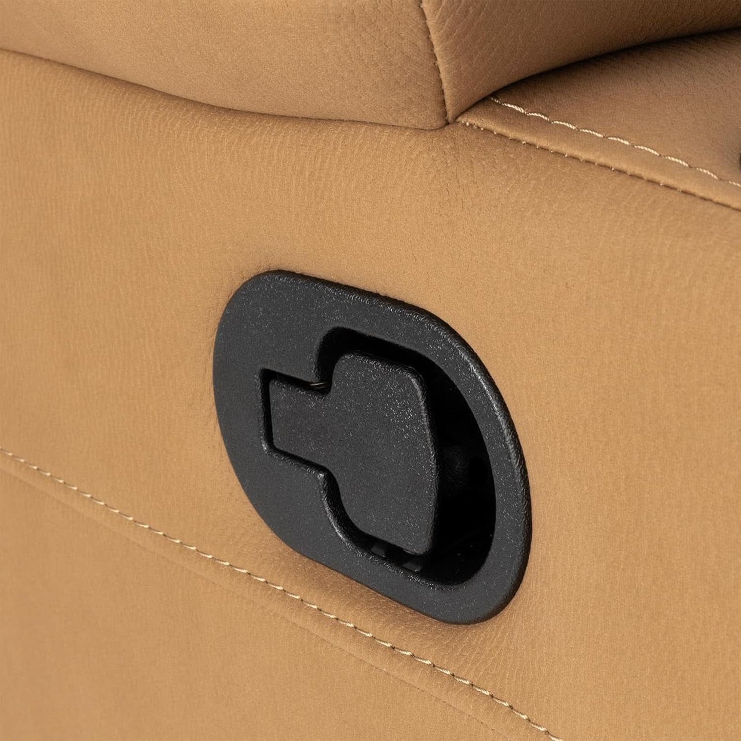 58 Inch Wall Hugger RV Theater Recliner Sofa Sand Double