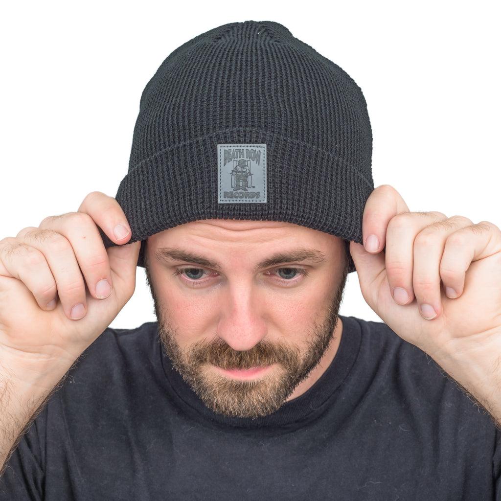 Death Row Records Adult Unisex Black Beanie Hat