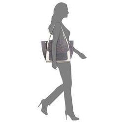 DKNY Gray Marled Ebony Knitted Large EW Top Handle Tote Handbag