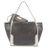 DKNY Gray Marled Ebony Knitted Large EW Top Handle Tote Handbag