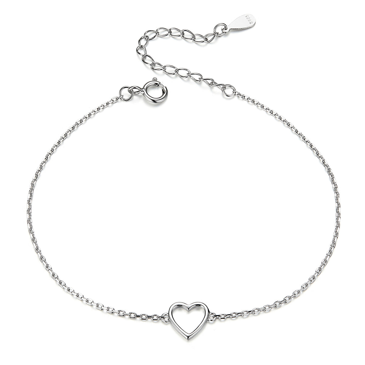 925 Sterling Silver Adjustable Bracelet for Women