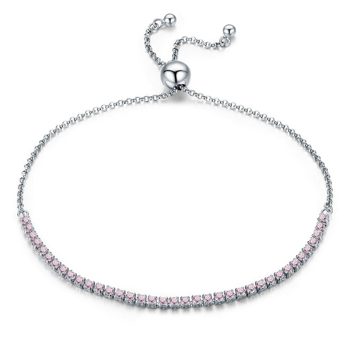 925 Sterling Silver Bracelet 27cm for Women