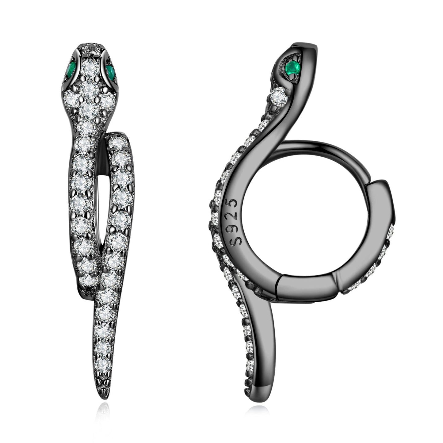 S925 Sterling Silver Pavé Setting CZ Earrings for Women