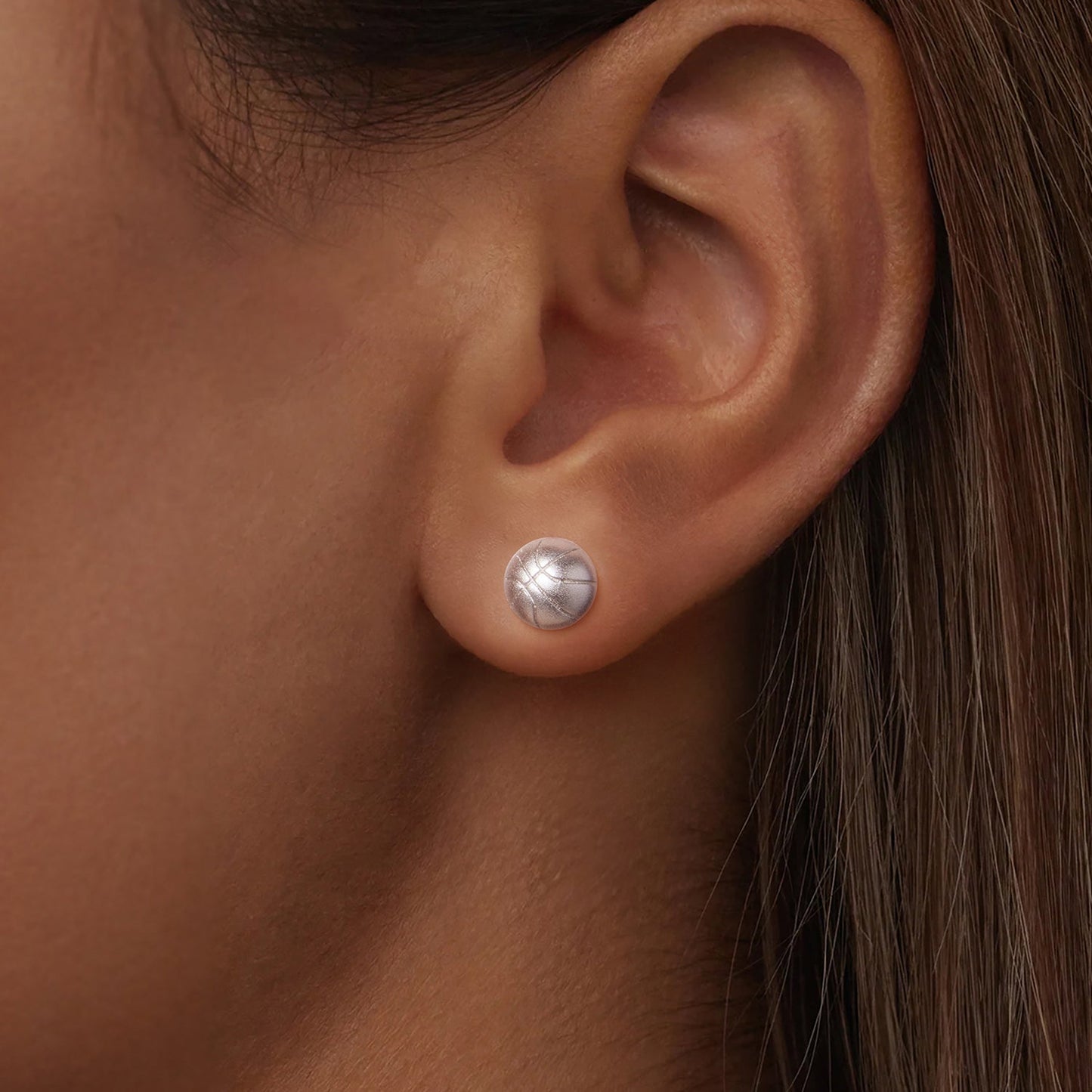 925 Sterling Silver Plated White Gold Earrings