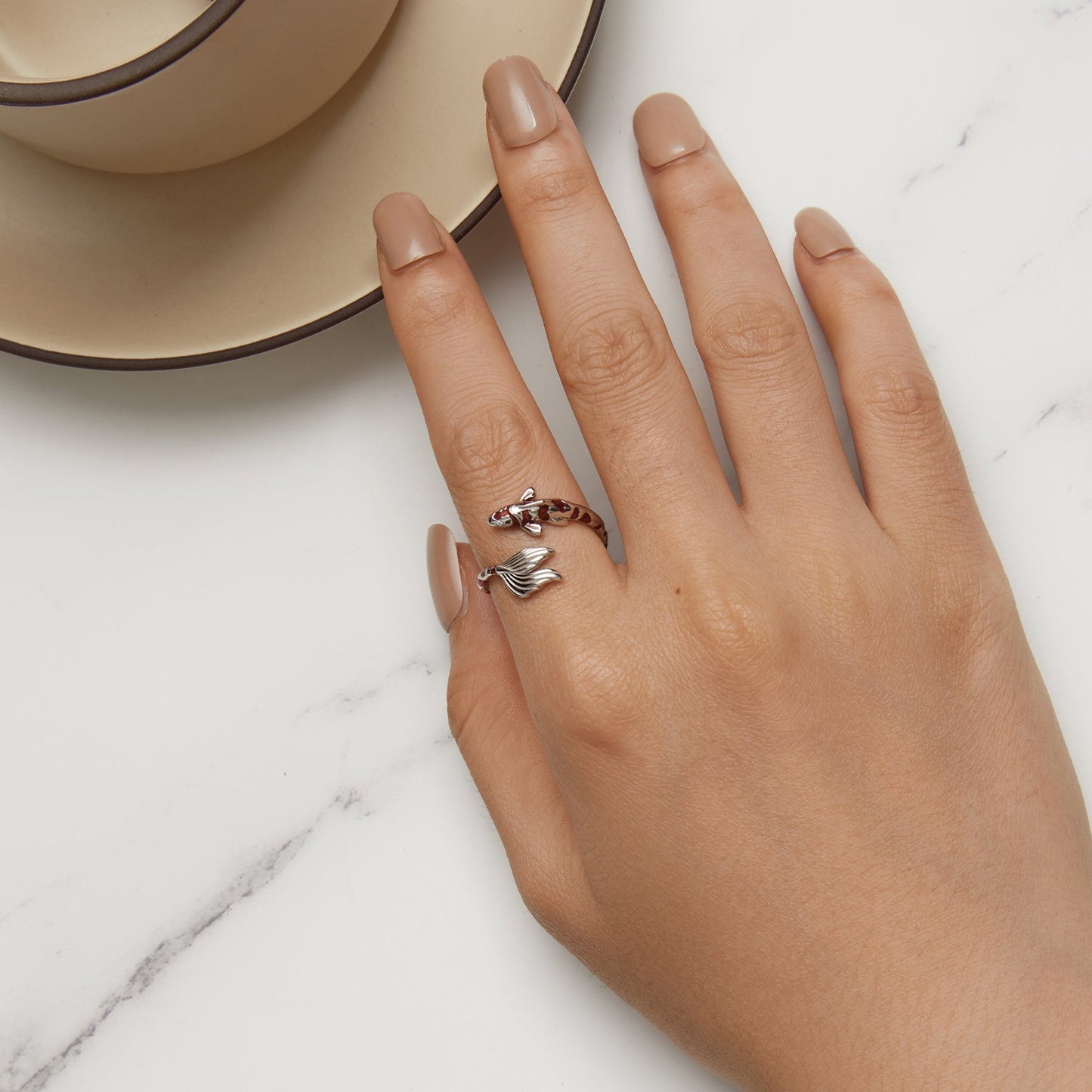 925 Sterling Silver Enamel Process 1.8mm CZ Ring for Women
