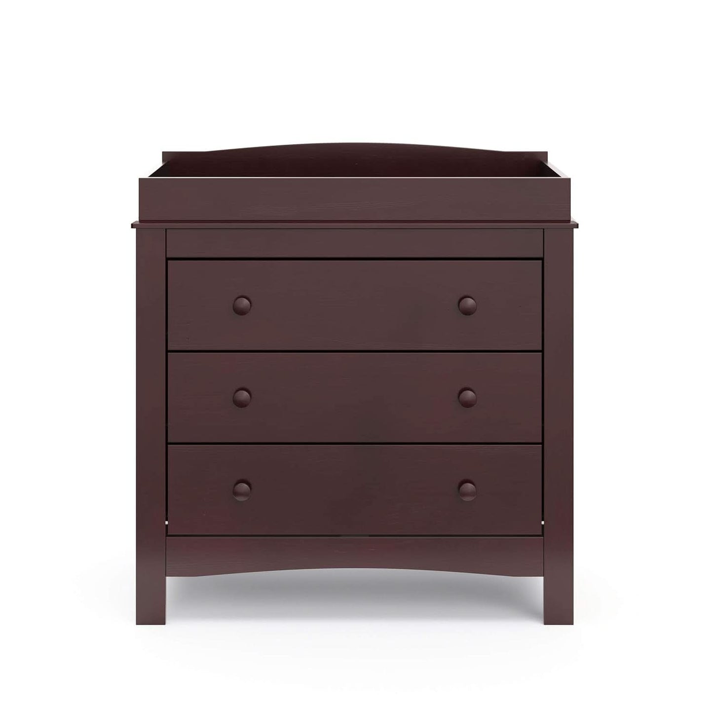 Noah 3 Drawer Dresser With Changing Top Espresso Finish