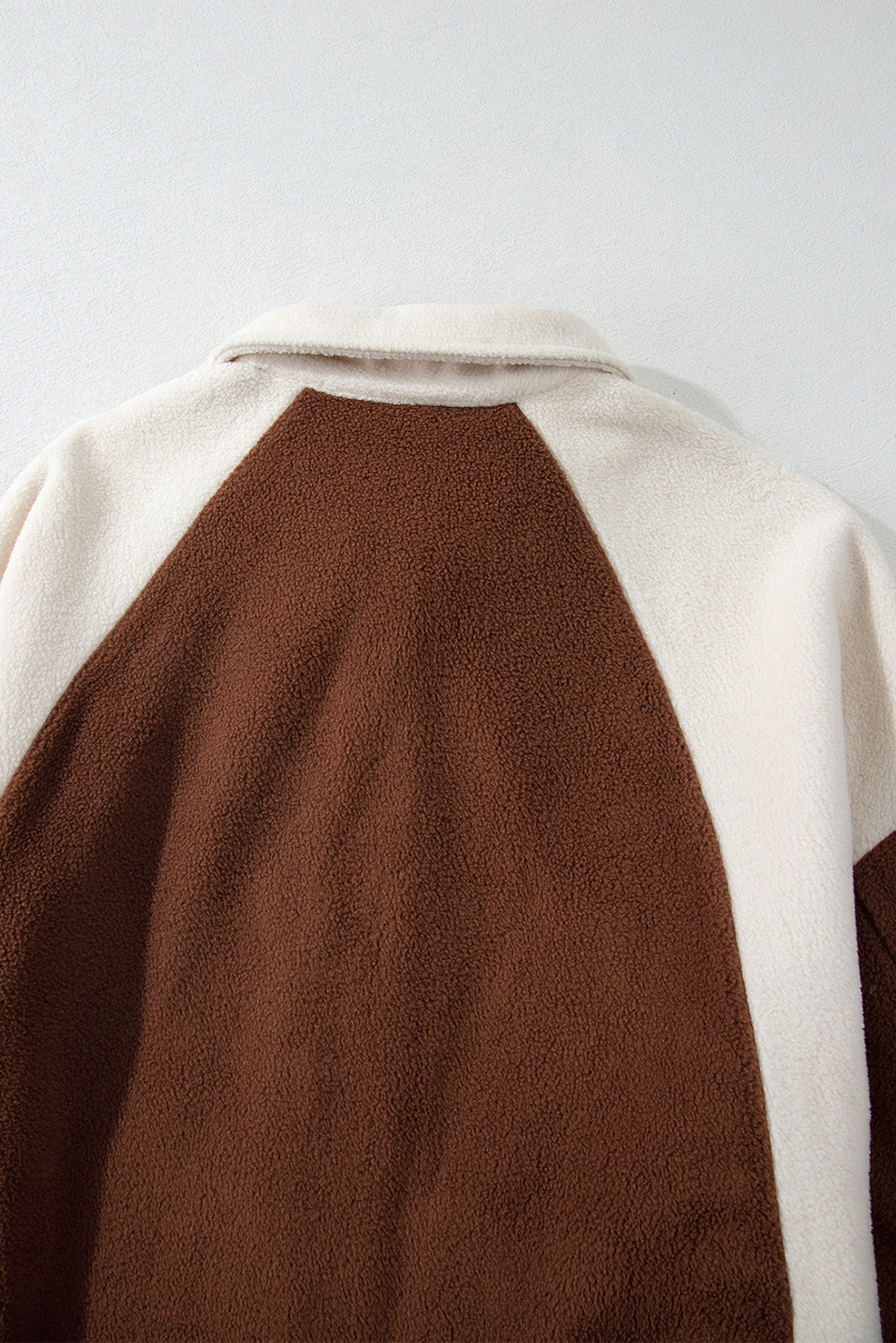 Alia Patchwork Down Fleece Shacket