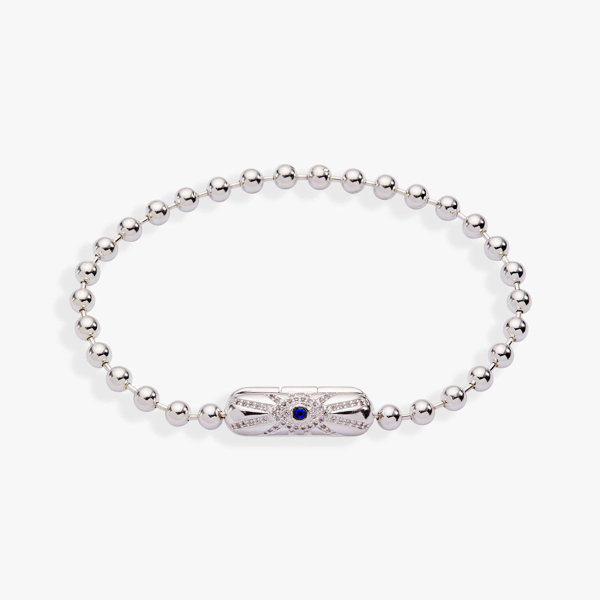 Evil Eye Barrel Closure Bracelet
