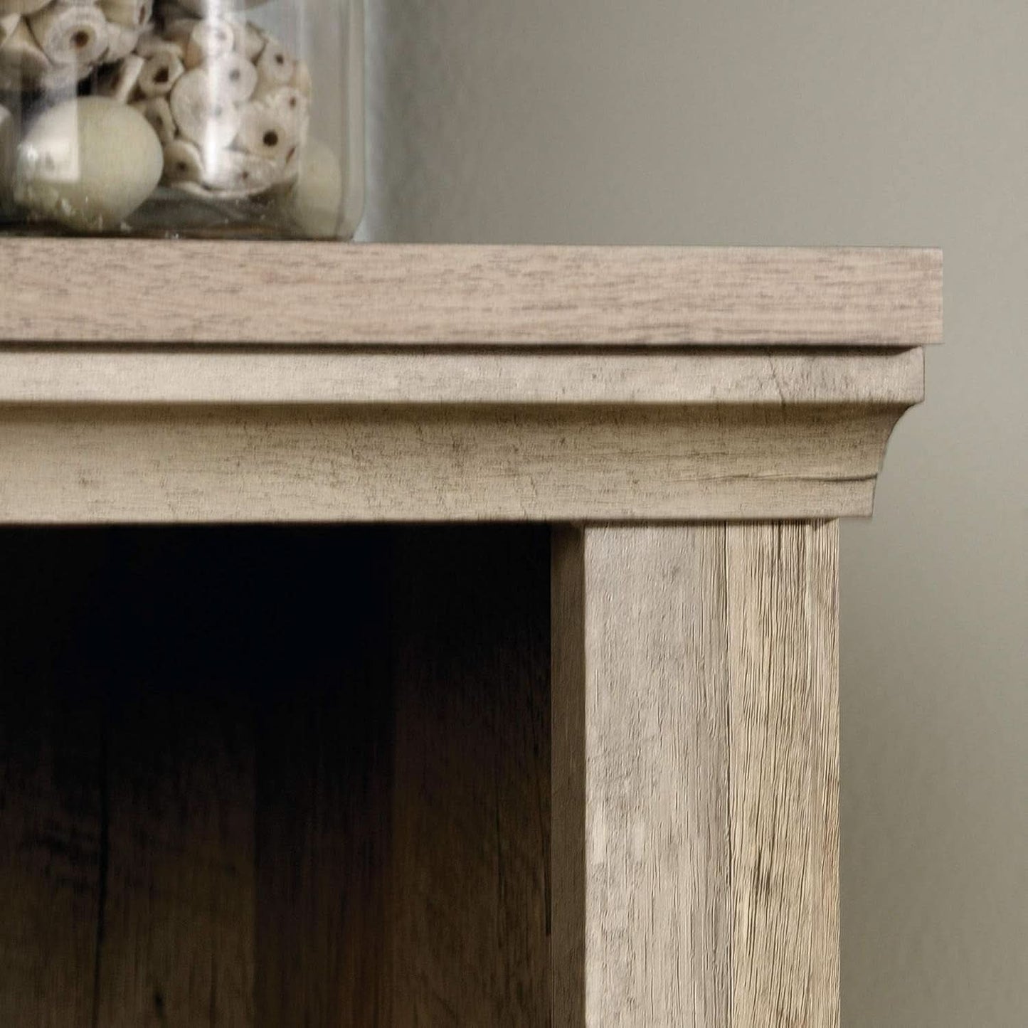 3 Shelf Bookcase In Lintel Oak Finish For Living Room