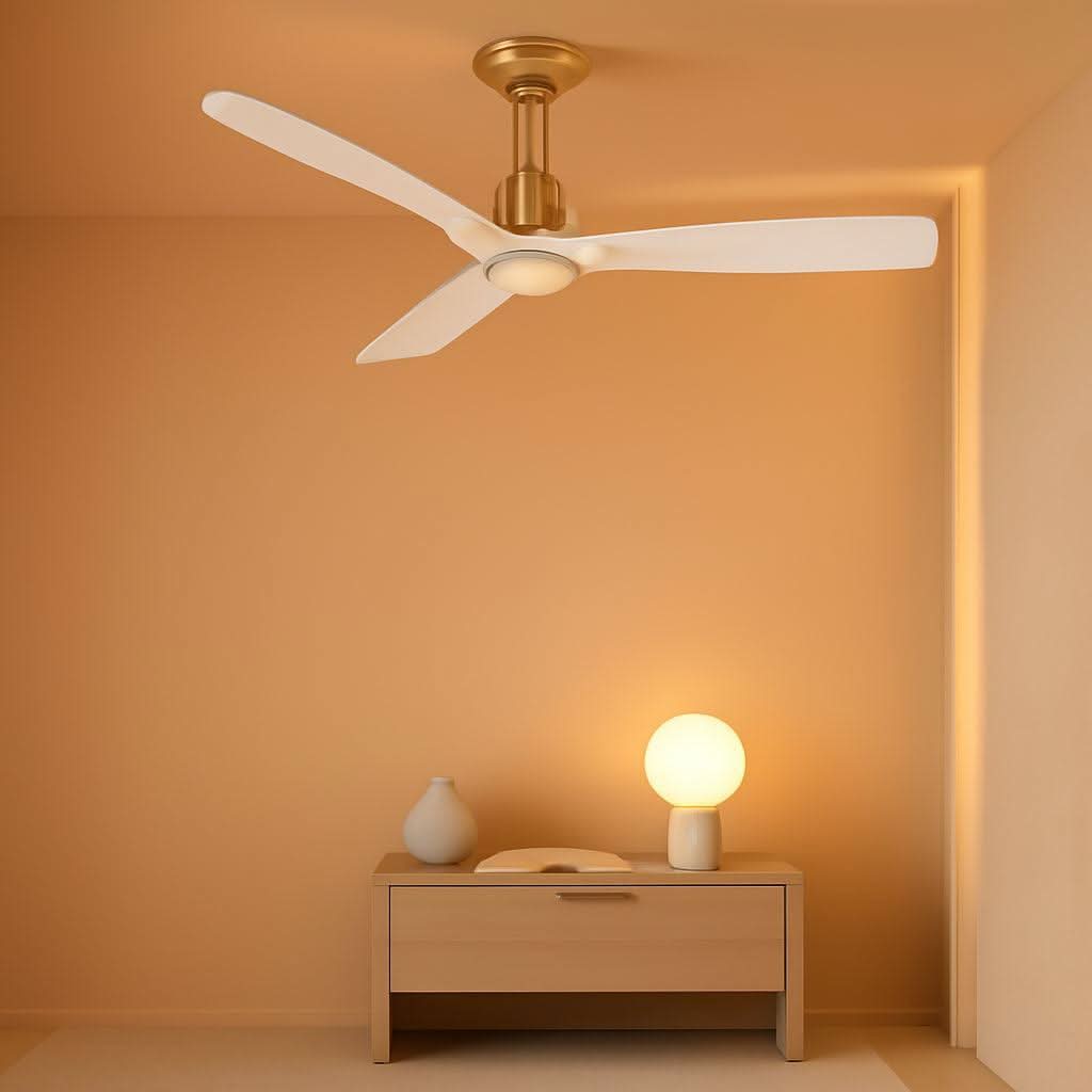 52 Inch Indoor Outdoor Smart Ceiling Fan Dimmable Lights