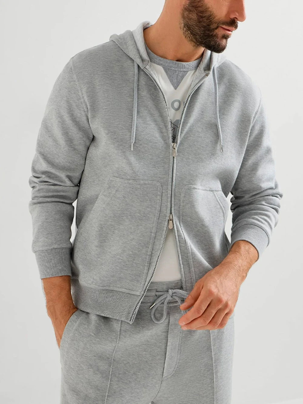 Brunello Cucinelli Men Double Cloth Sweatshirt