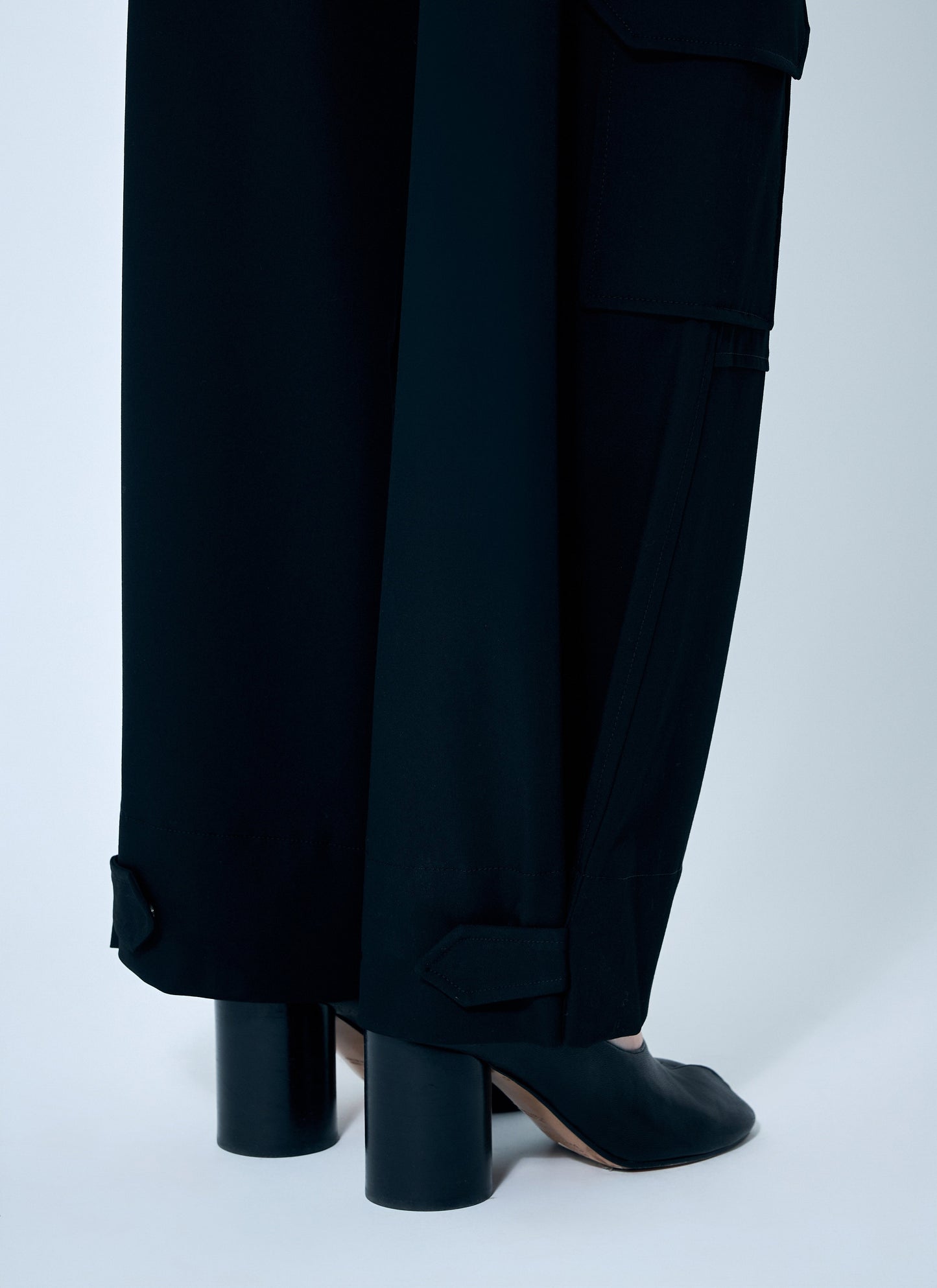 Ganni Women Solid Twill Suiting Cargo Pants