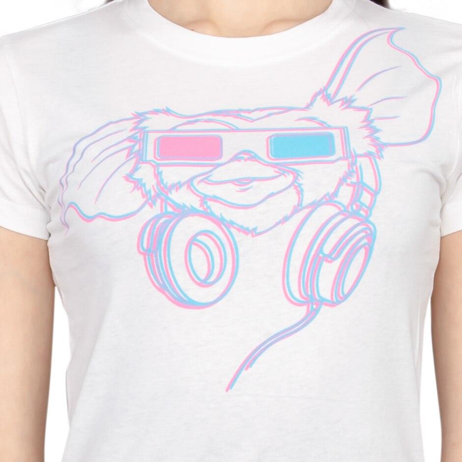 Gremlins Gizmo Headphones 3D Glasses Juniors T-Shirt