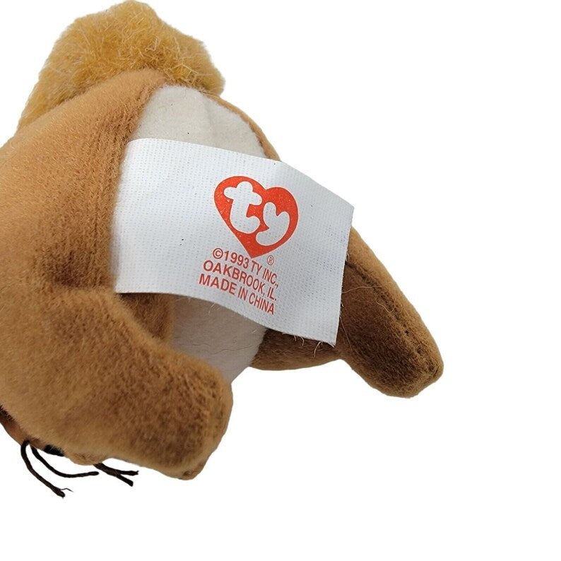 McDonalds Teenie Beanie Babies 1999/1993 Nuts the Squirrel Rare Tag Error New