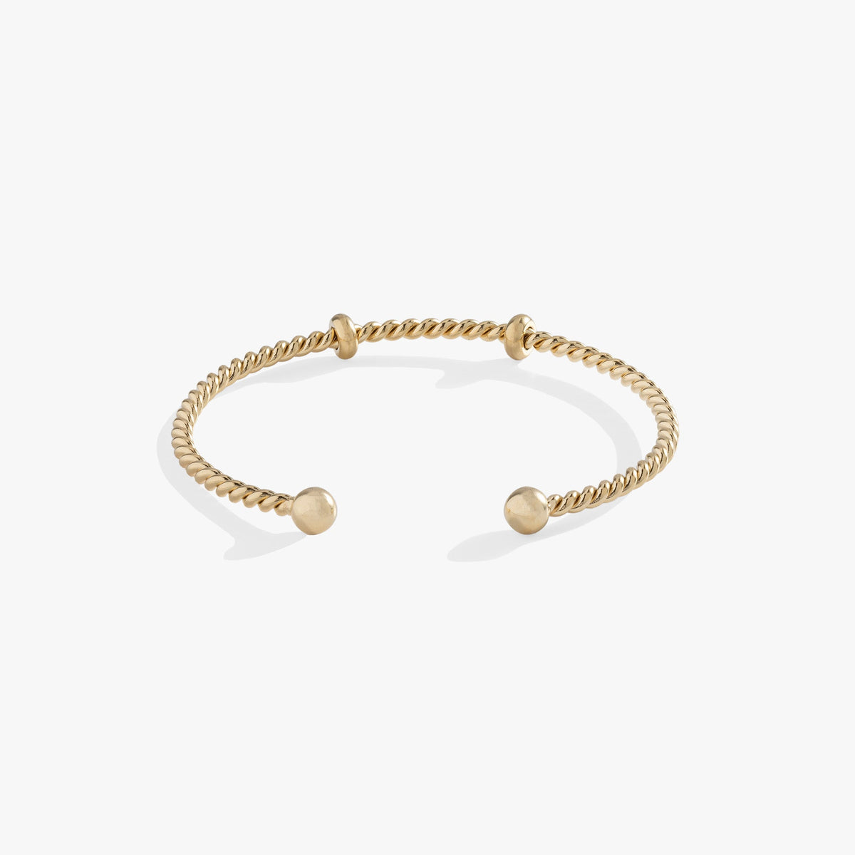 French Rope Charm Bracelet Cuff