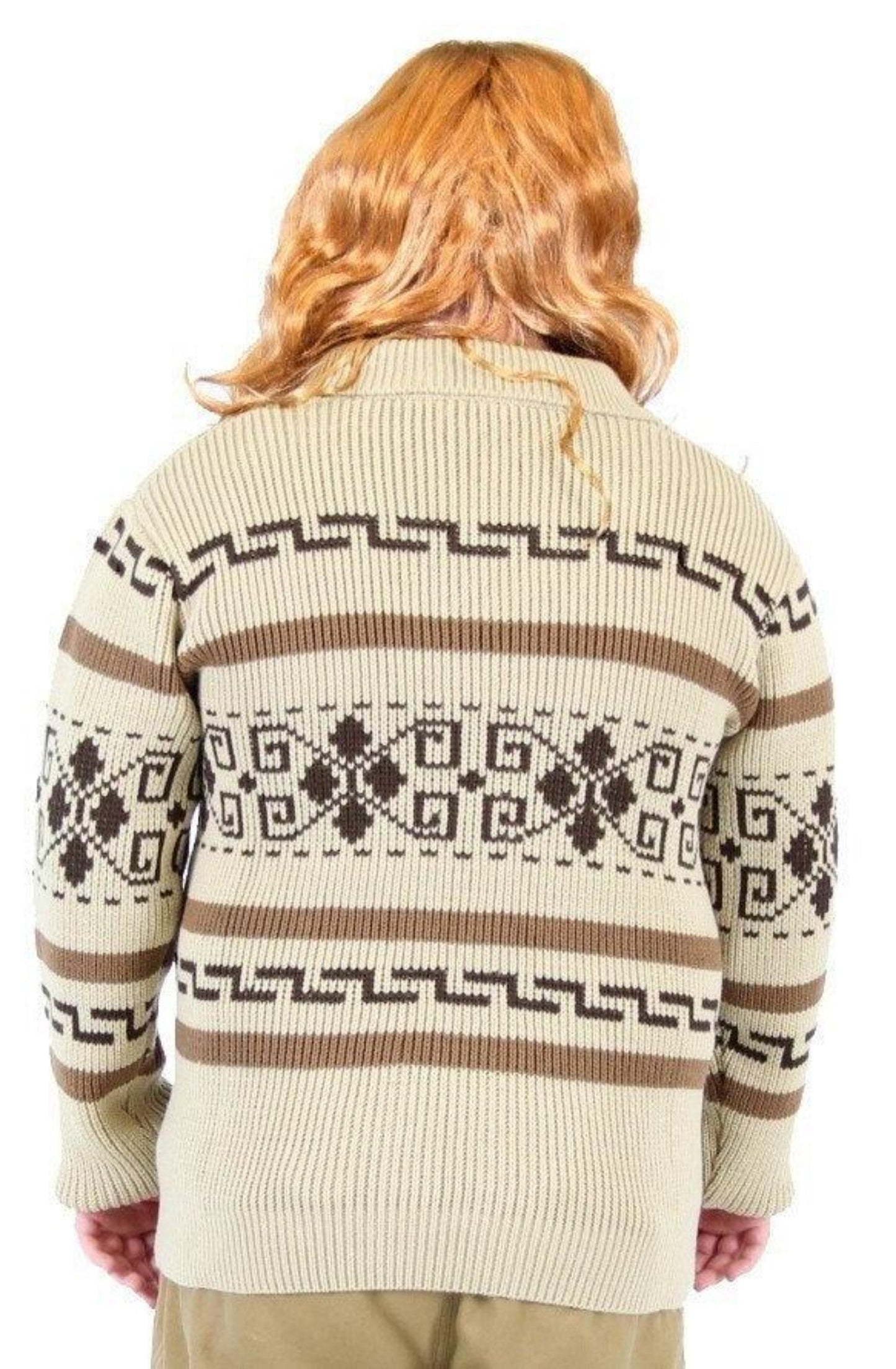 Jeffrey The Dude Zip Up Halloween Cosplay Costume Cardigan Sweater