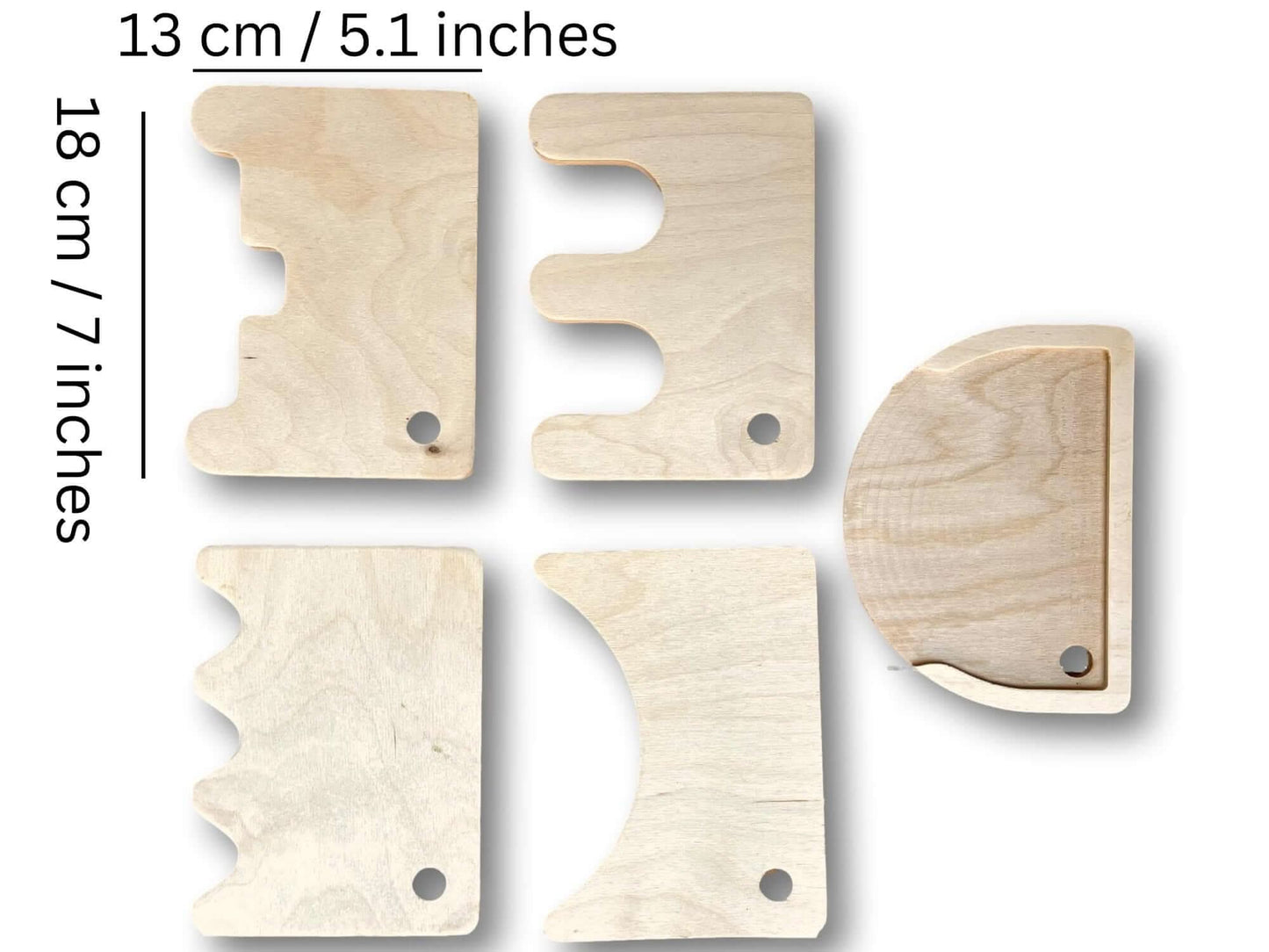Wooden Shovel Set