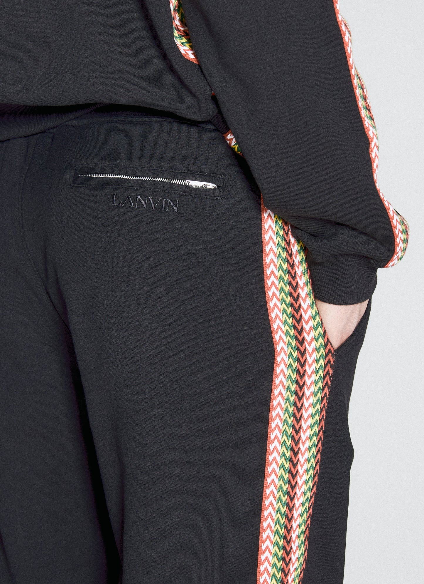 Lanvin Men Side Curb Track Pants