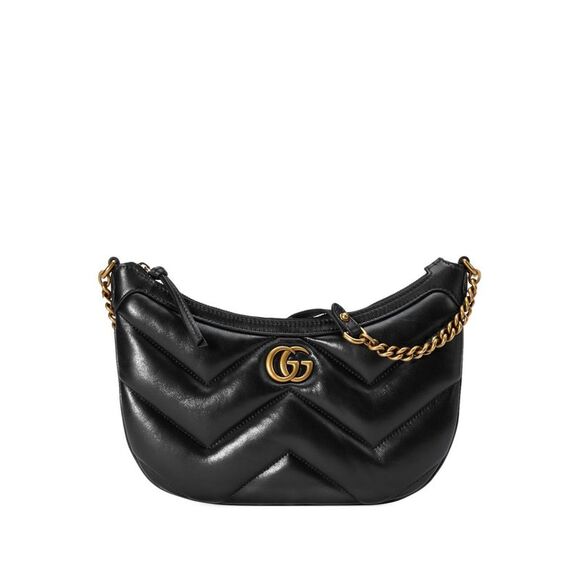 Gucci Women Gg Marmont Small Leater Shoulder Bag