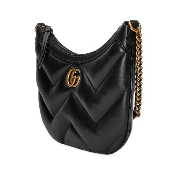 Gucci Women Gg Marmont Small Leater Shoulder Bag