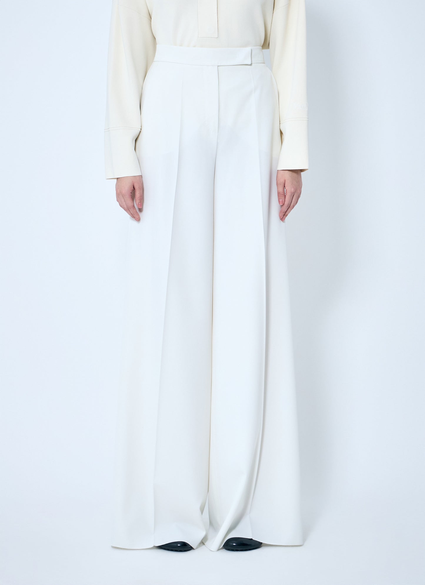 Max Mara Women Gabardine Wool Pants
