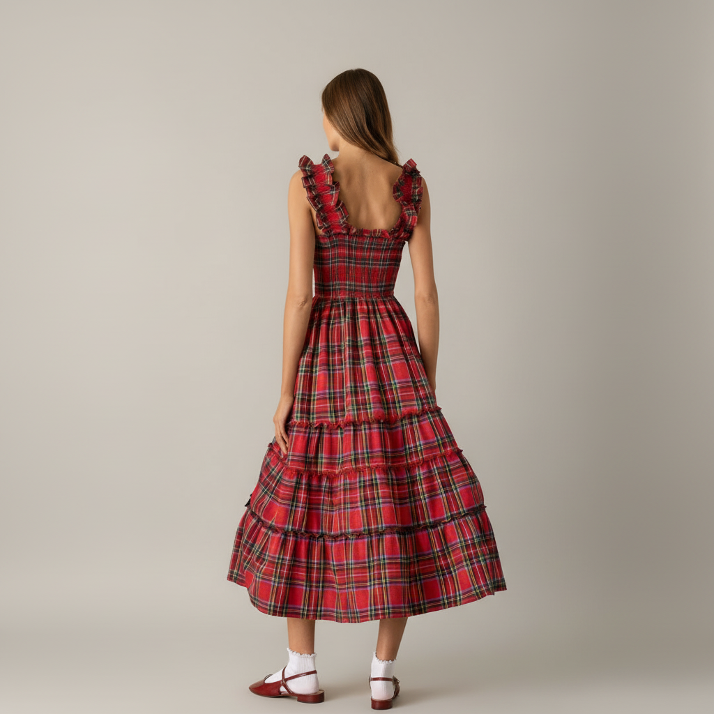 Aerielle Christmas Maxi Dress for Women