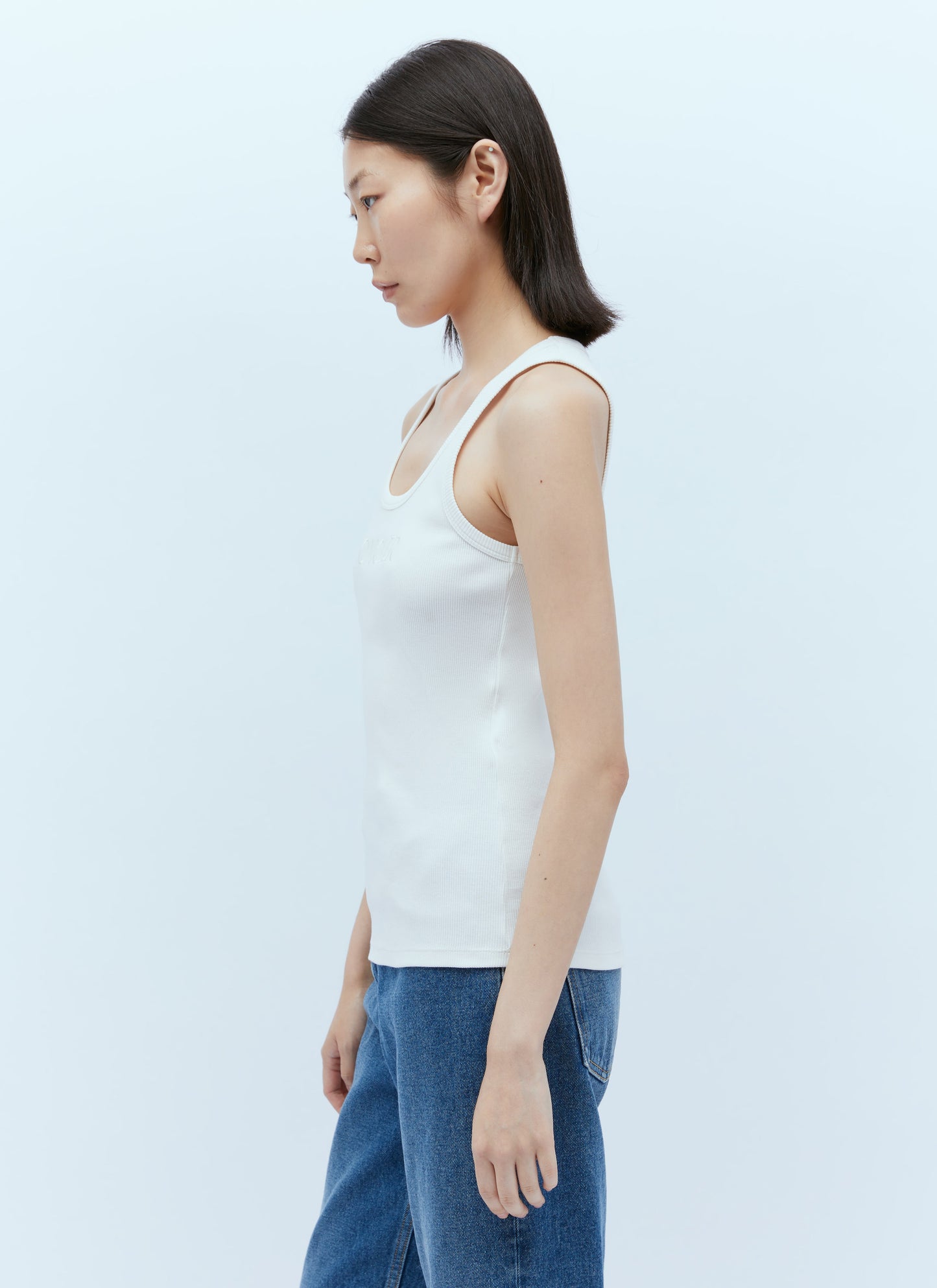 Moncler Women Logo Embroidery Tank Top