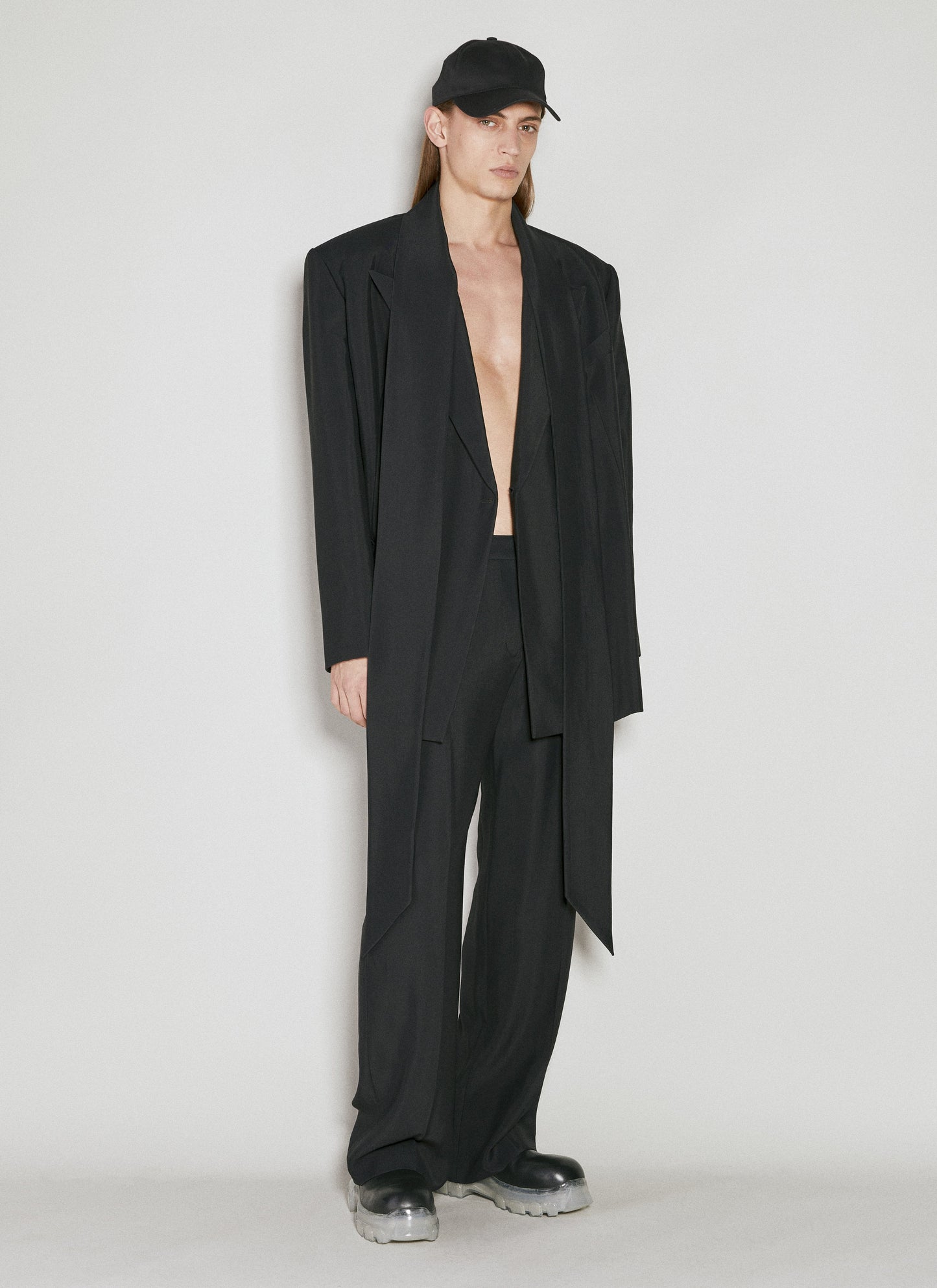 Mugler Men Cut-Out Tailored Pants