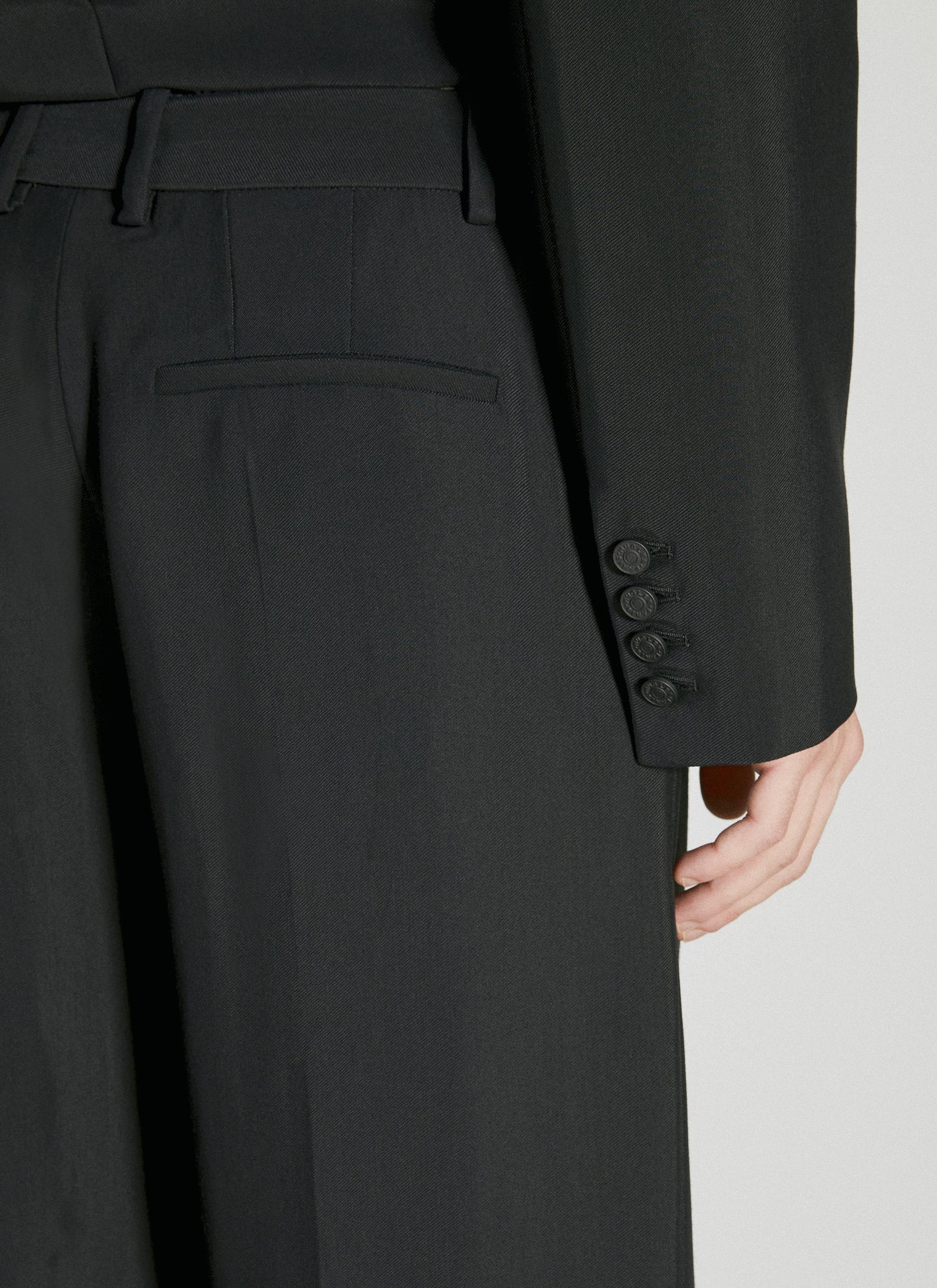 Mugler Men Cut-Out Tailored Pants
