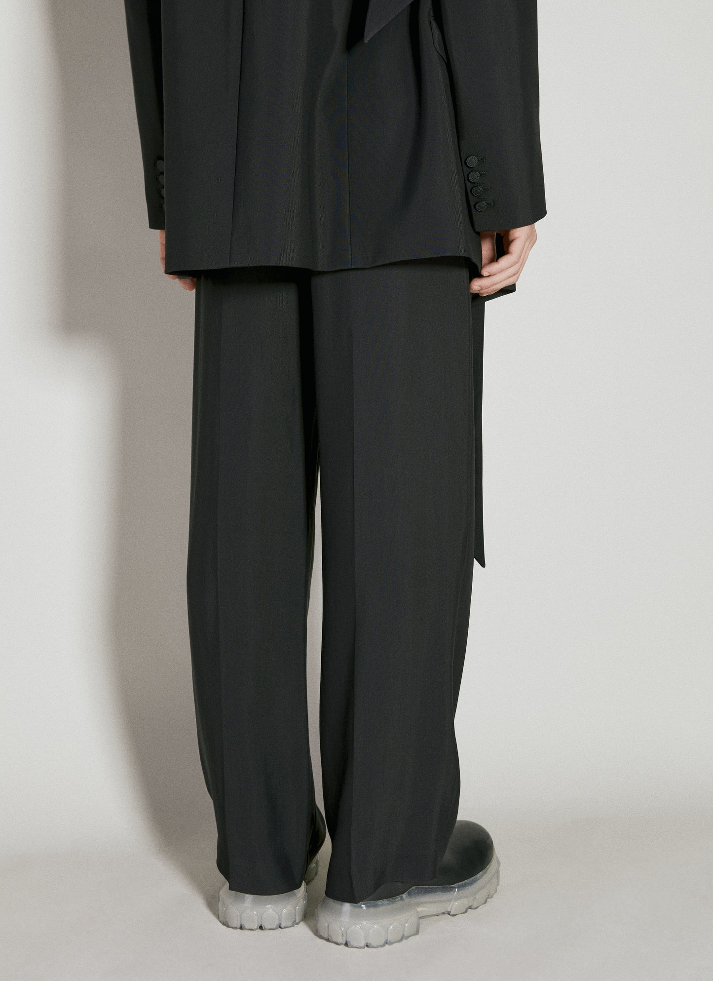 Mugler Men Cut-Out Tailored Pants