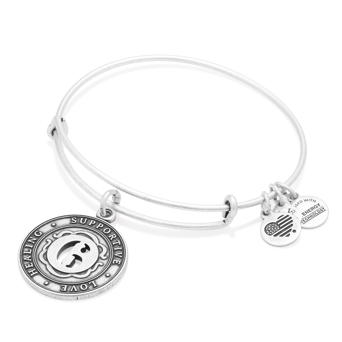 Number 6 Charm Bangle Bracelet | Healing, Supportive, and Love