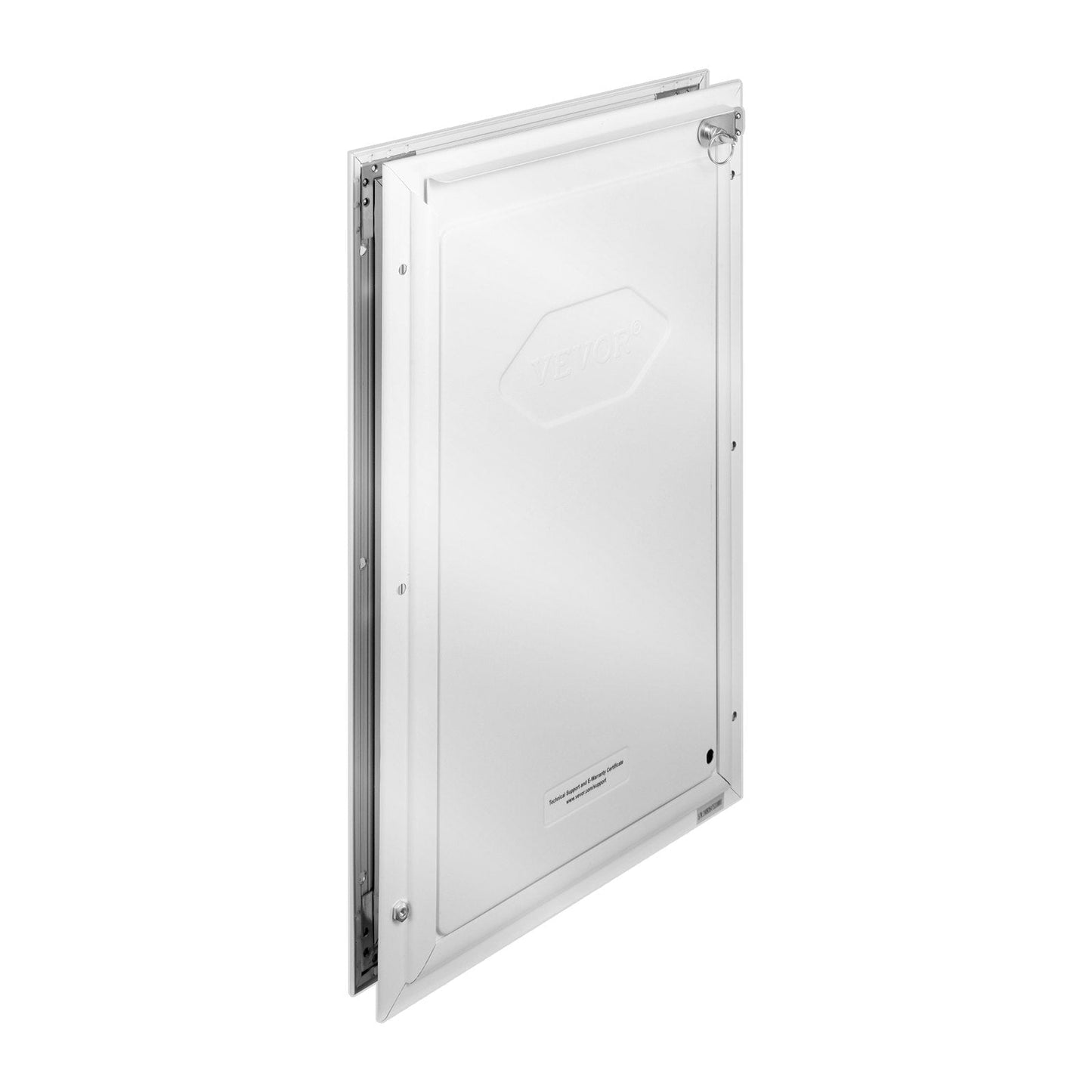 Pet Door, 11.3in x 16.02in?Aluminum?Frame with Lock and?Flap System,