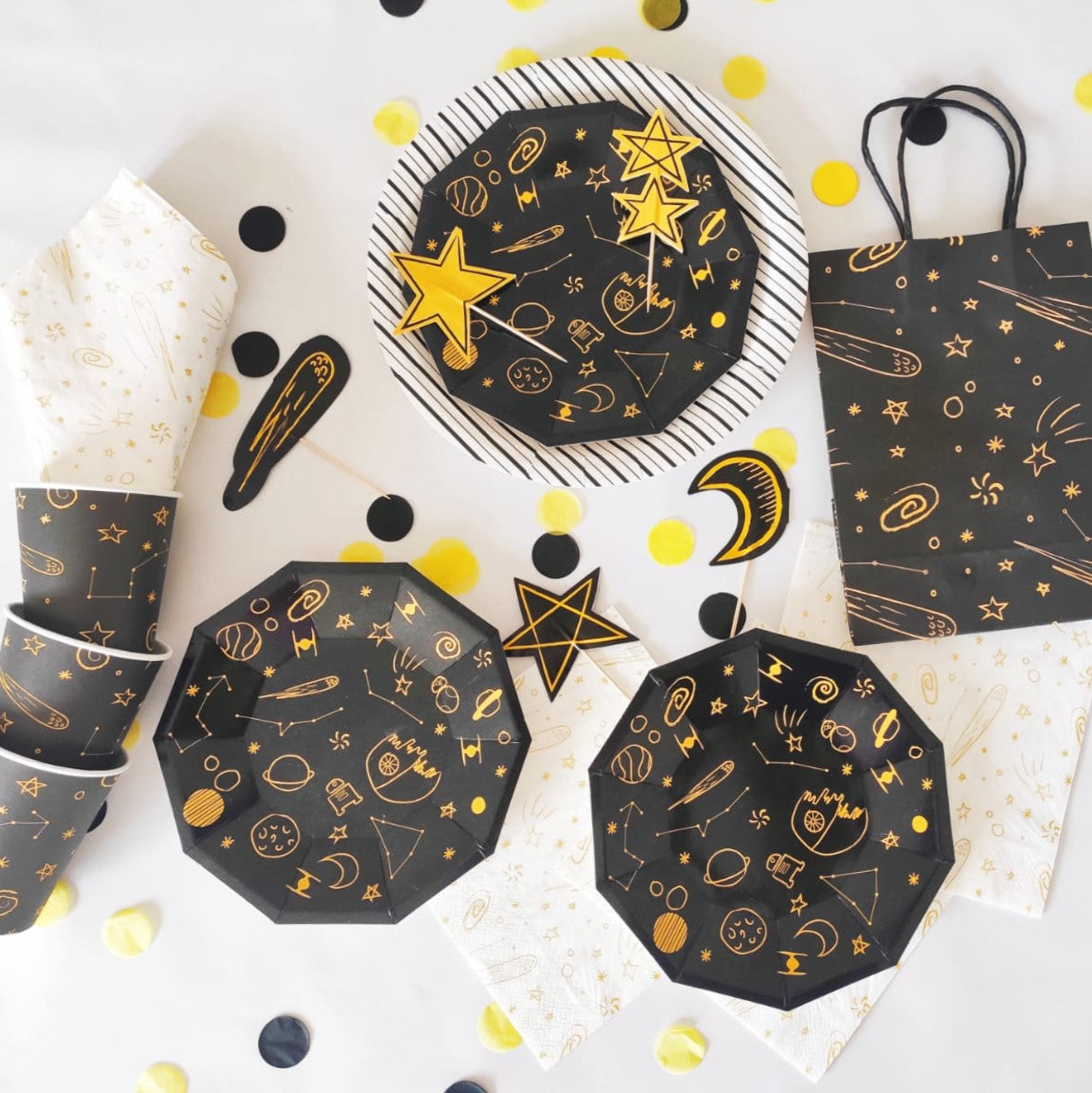 Planets Party Bags – Space Adventure Favor Bags (8 Pack)