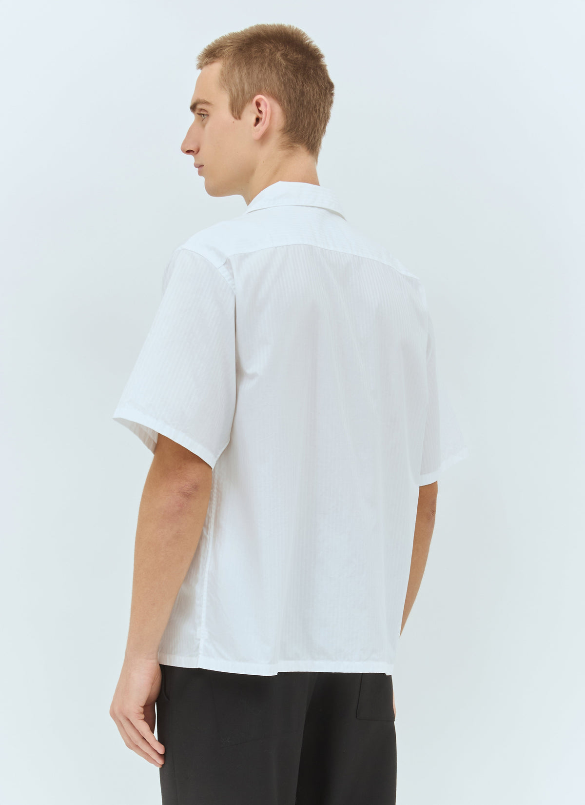 Prada Men Striped Short-Sleeve Shirt